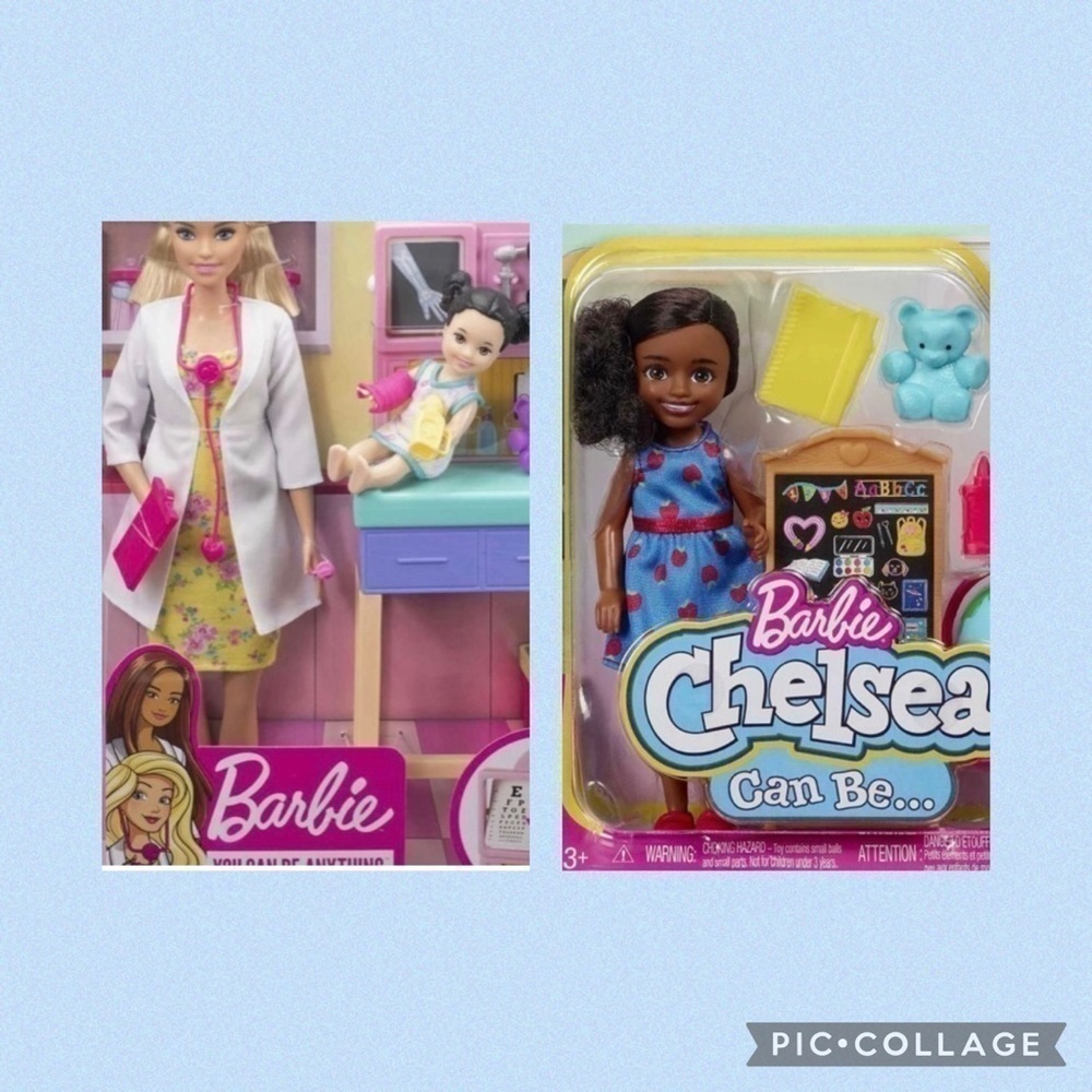 NWT-BARBIE PEDIATRICIAN & CHELSEA CAN DO